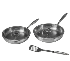 Set Duo di Padelle Classiche in Titanio