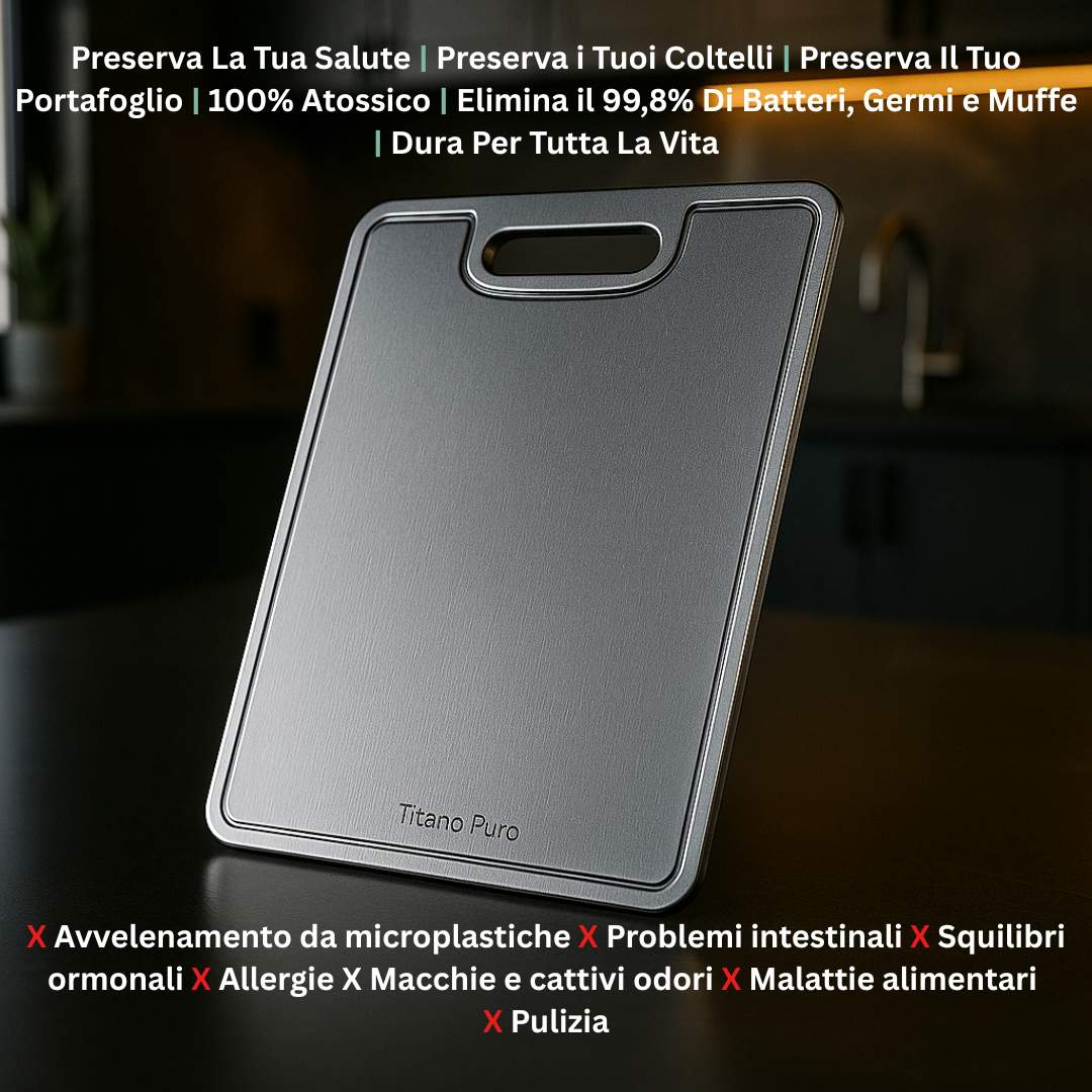 Titanio Puro - Planche à découper en titane V2