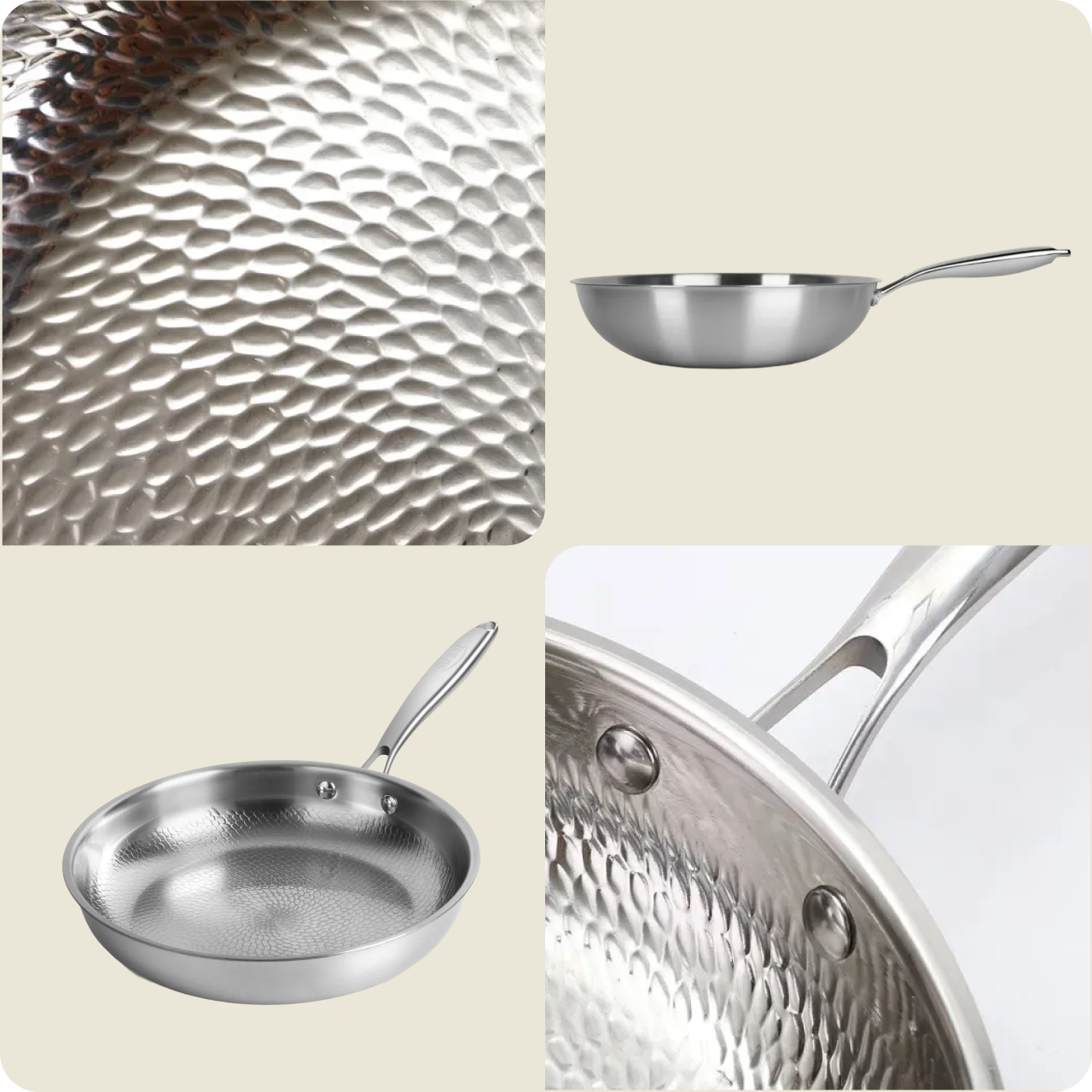 Set Trio di Padelle Essenziale