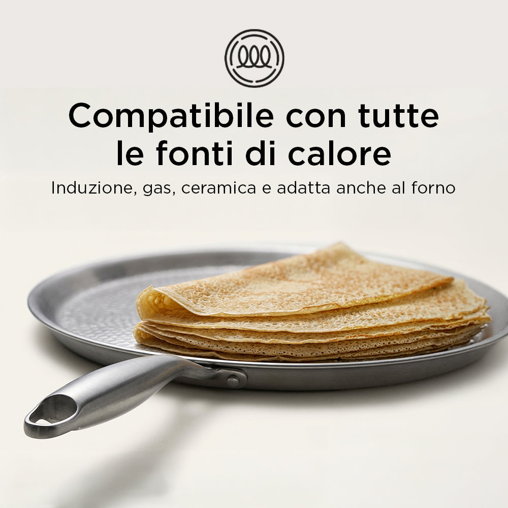 Crêpière en titane Padella