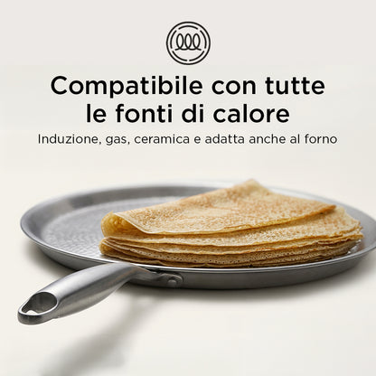 Crêpière en titane Padella