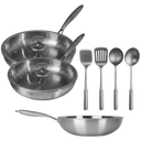 Set Trio di Padelle Essenziale